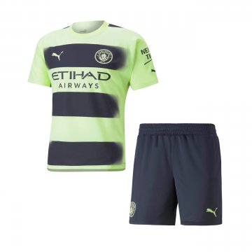 Manchester City 2022-23 Third Soccer Jerseys + Short Kid's