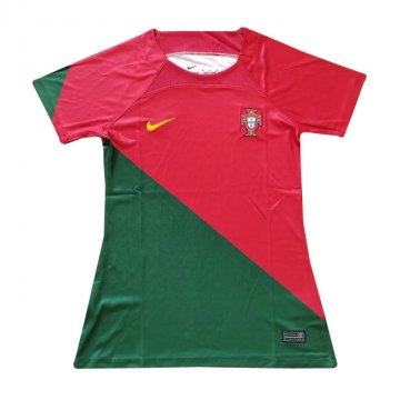 Portugal 2022 FIFA World Cup Qatar Home Soccer Jerseys Women's
