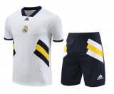 Real Madrid 2023-24 White Soccer Jerseys + Short Men's