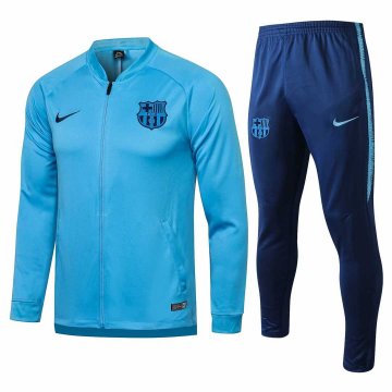 2020-21 Barcelona Blue Football Training Suit(Jacket + Pants) Men's