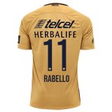 2016-17 Pumas Home Yellow Football Jersey Shirts Rabello #11