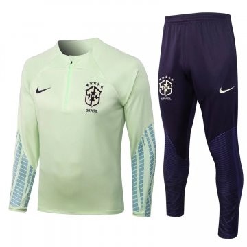 Brazil Lemon Soccer Training Suit Men's 2022-23