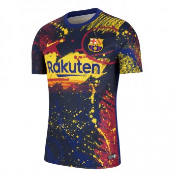 2020-21 Barcelona Camouflage Men's Football Traning Shirt