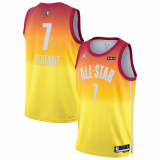 Kevin Durant #7 NBA 2023 Brand Orange Jerseys - All-Star Game Edition Men's