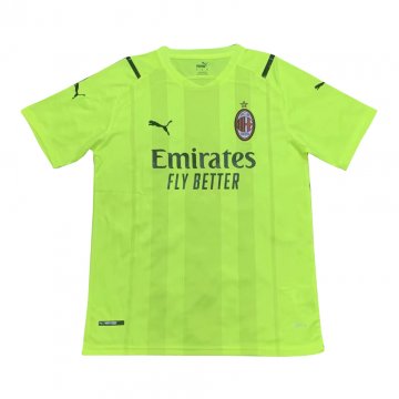 2021-22 AC Milan Yellow Men's Short Football Training Shirt