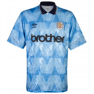 1989 Manchester City Retro Home Men's Football Jersey Shirts