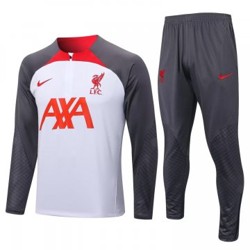 Liverpool 2022-23 White Soccer Training Suit Men's