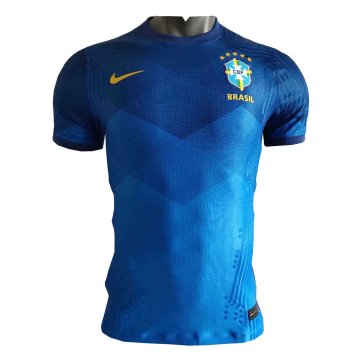 2020 Brazil Away Blue Men Football Jersey Shirts (Match)