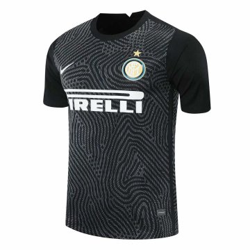 2020-21 Inter Milan Goalkeeper Black Men Football Jersey Shirts