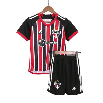 Sao Paulo FC 2023/24 Away Soccer Jerseys + Short Kid's