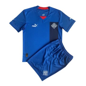 Iceland 2022-23 Home Soccer Jerseys + Short Kid's