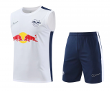 RB Leipzig 2023-24 White Soccer Singlet + Short Men's