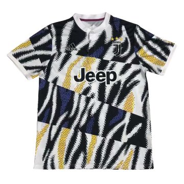 2021-22 Juventus White Football Polo Shirt Men's