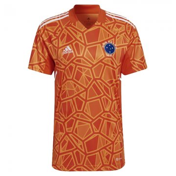 Cruzeiro 2022-23 Goalkeeper Orange Soccer Jerseys Men's