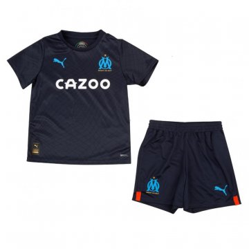 Olympique Marseille 2022-23 Away Soccer Jerseys + Short Kid's