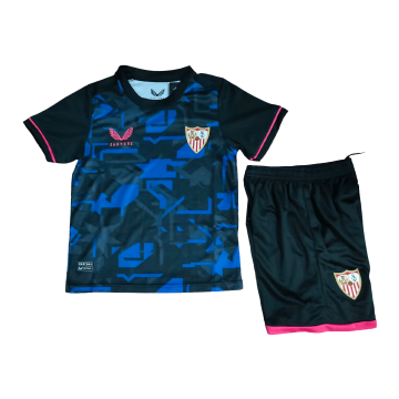 Sevilla Third 2023/24 Away Soccer Jerseys + Short Kid's