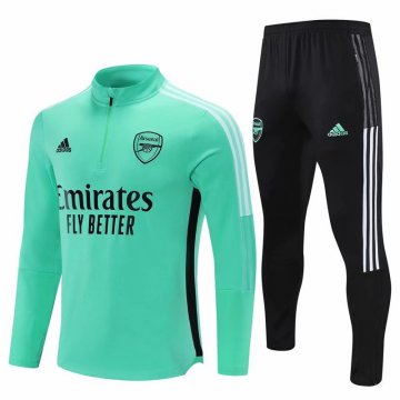 2021-22 Arsenal Green Football Training Suit Men's