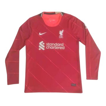 2021-22 Liverpool Home LS Football Jersey Shirts Men's