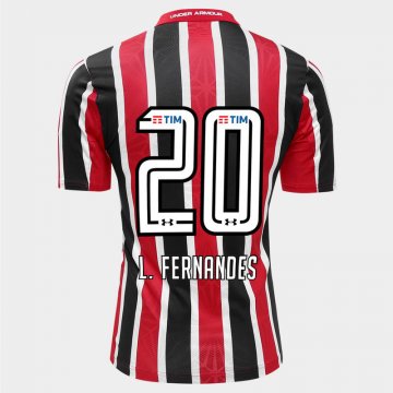 2016-17 Sao Paulo Away Red Football Jersey Shirts J. Tavares #16