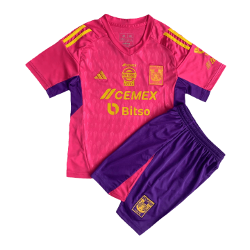 Tigres UANL 2023-24 Goalkeeper Soccer Jerseys + Short Children's