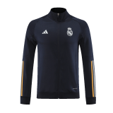 Real Madrid 2023-24 Navy Soccer Training Jacket Men's