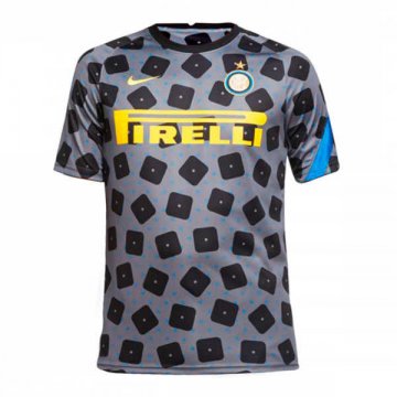 2020-21 Inter Milan Grey Men's Football Traning Shirt [20201200120]