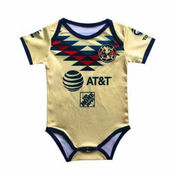 2019-20 Club America Home Yellow Baby Infant Football Suit [38512740]