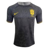 #Special Edition Brazil 2022 Black Leopard Soccer Jerseys Men's