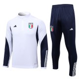 Italy 2023 White Soccer Training Suit Men's