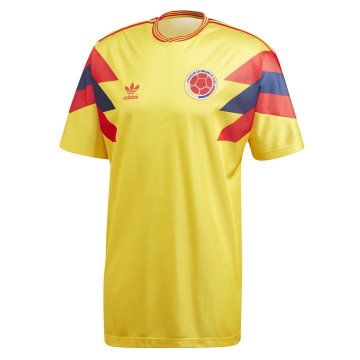1990 Colombia Retro Home Football Jersey Shirts Men