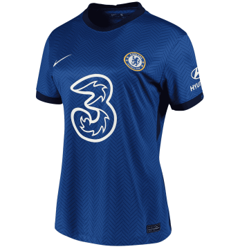 2020-21 Chelsea Home Blue Women Football Jersey Shirts [7512959]