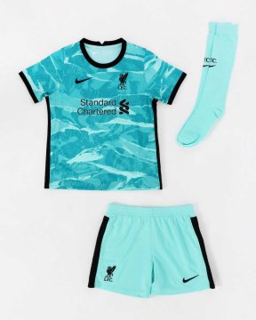 2020-21 Liverpool Away Kids Football Kit (Shirt + Shorts + Socks)