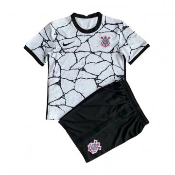 Corinthians 2021-22 Home Soccer Jerseys + Short Kid's