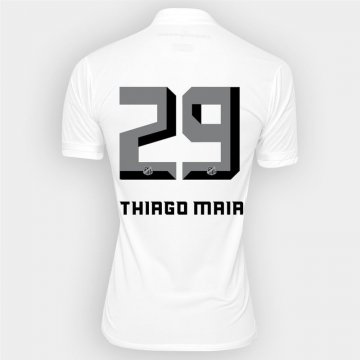 2016-17 Santos Home White Football Jersey Shirts Thiago Maia #29