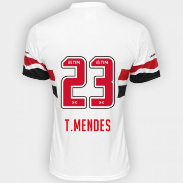 2016-17 Sao Paulo Home White Football Jersey Shirts T. Mendes #23 [Sao-Paulo-bt009]