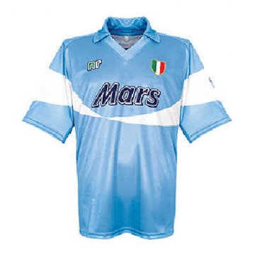 1990/91 Napoli Retro Home Football Jersey Shirts Men's