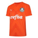 Palmeiras 2023-24 Goalkeeper Orange Soccer Jerseys Men's