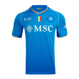 #Player Version Napoli 2023/24 Home Soccer Jerseys Men's