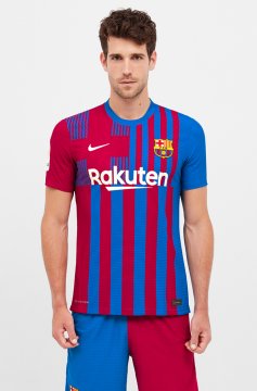 #Player Version Barcelona 2021-22 Home Men's Soccer Jerseys