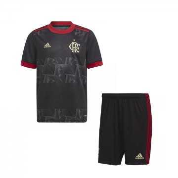 Flamengo 2021-22 Third Kid's Soccer Jerseys + Short