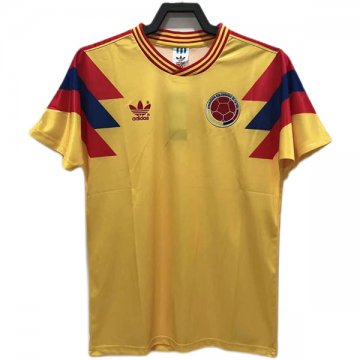 #Retro Colombia 1990 Home Soccer Jerseys Men's