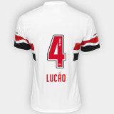 2016-17 Sao Paulo Home White Football Jersey Shirts Luc?o #4
