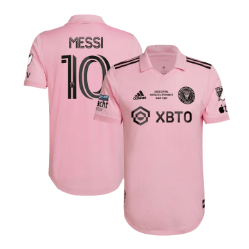 #Player Version MESSI #10 Inter Miami CF Home Leagues Cup Final Soccer Jerseys Men's 2023/24