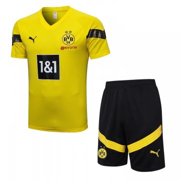 Borussia Dortmund 2022-23 Yellow Soccer Jerseys + Short Men's