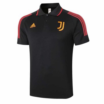 2020-21 Juventus Black Men's Football Polo Shirt [20201200117]