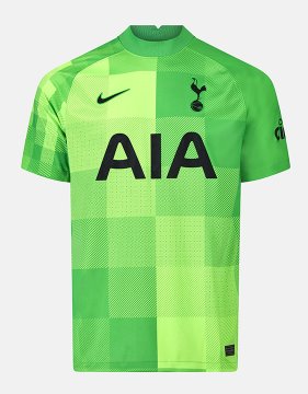 Tottenham Hotspur 2021-22 Goalkeeper Short Sleeve Men's Soccer Jerseys