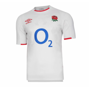 2020-21 England Rugby Home White Football Jersey Shirts Men