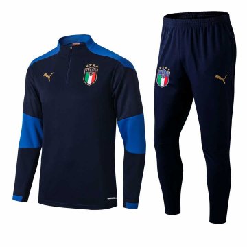 2020-21 Italy Navy Men's Football Training Suit