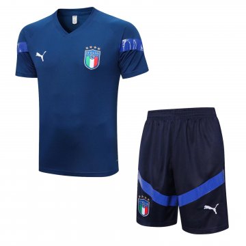 Italy 2022-23 Royal Soccer Jerseys + Short Men's