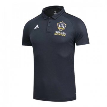 2017-18 LA Galaxy Black Polo Football Jersey Shirts